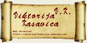 Viktorija Kasavica vizit kartica